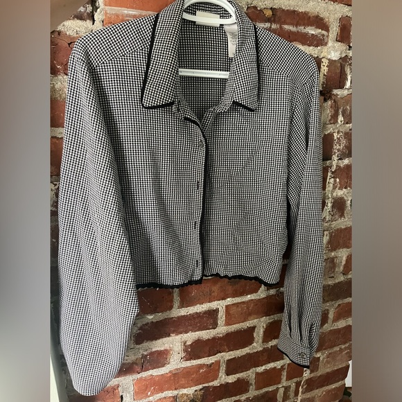 Checkered long sleeve button up - Picture 1 of 4